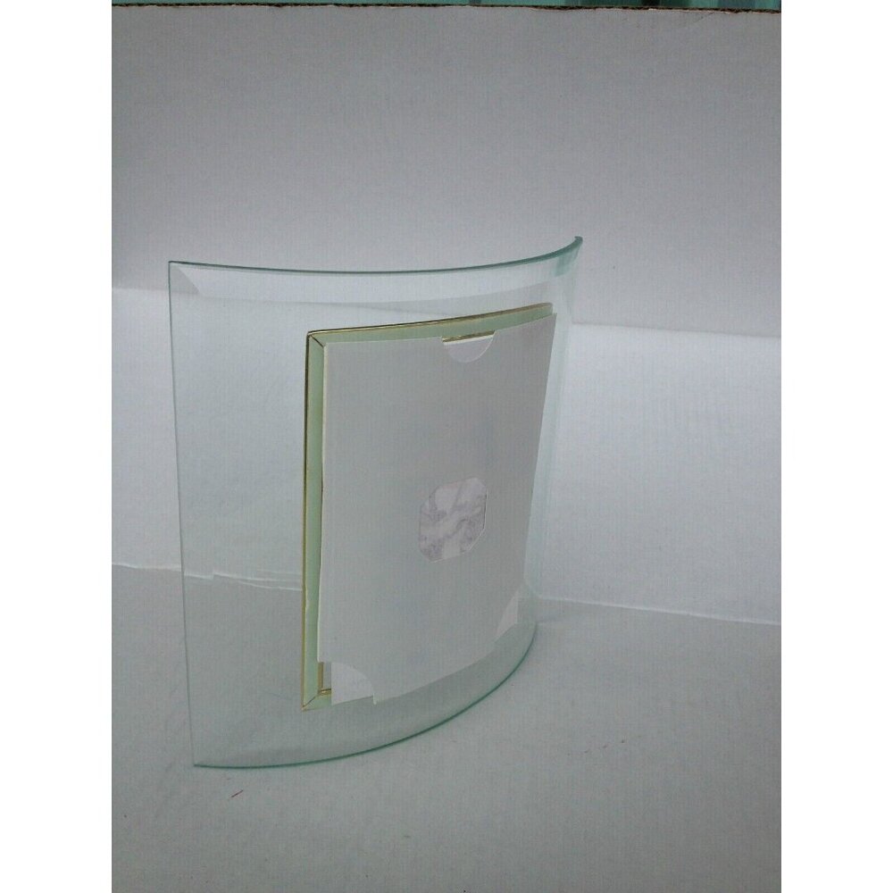 NIB Elegant Glass and Gold tone Picture Frame Decorated for Pic.W 3.5" x H 5.5" - Picture 2 of 11